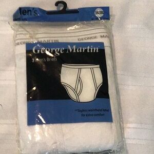 George Martin 3 men’s briefs 100% cotton size 3XL preowned sealed